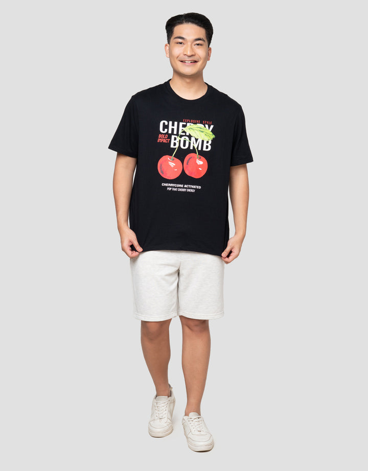 Aos Theme Popular Fruits Cherry Kaos Pria