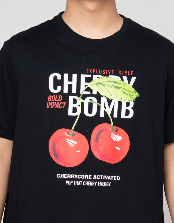 Aos Theme Popular Fruits Cherry Kaos Pria