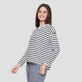 Connexion Drop Shldr Stripe Kaos Wanita