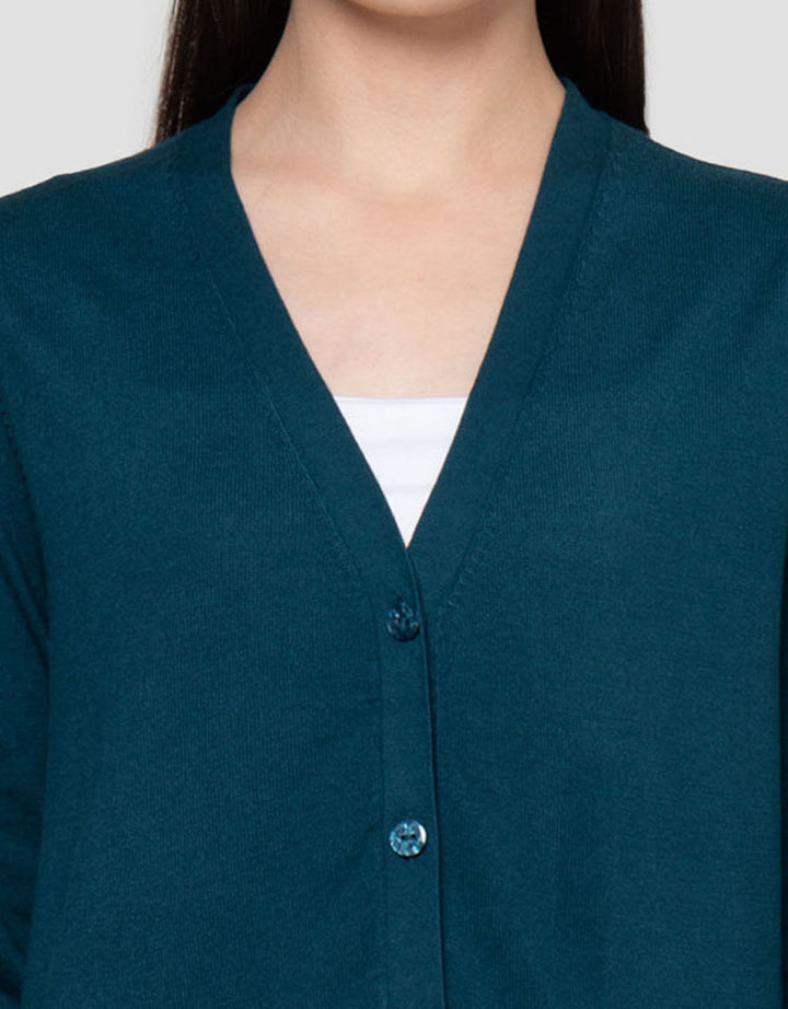 Connexion V Neck Rajut Cardigan Wanita