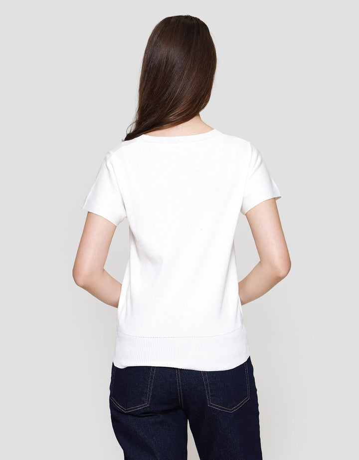 Connexion Rajut Mono Kaos Wanita