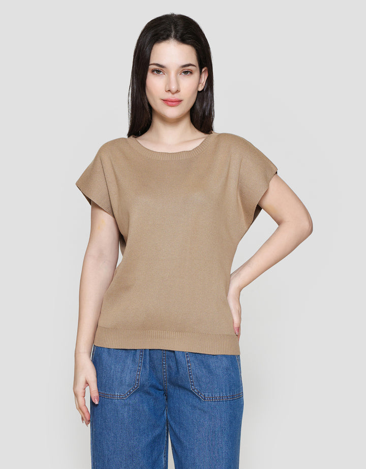 Connexion Rajut Tgn Lsg Kaos Wanita