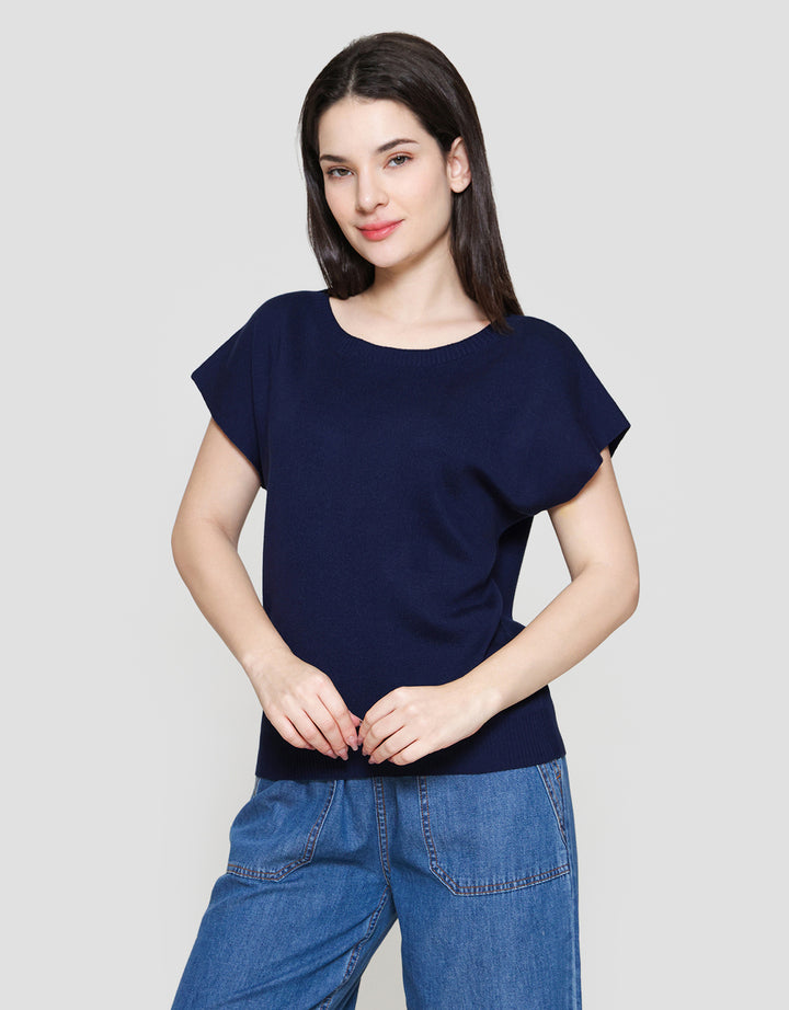 Connexion Rajut Tgn Lsg Kaos Wanita