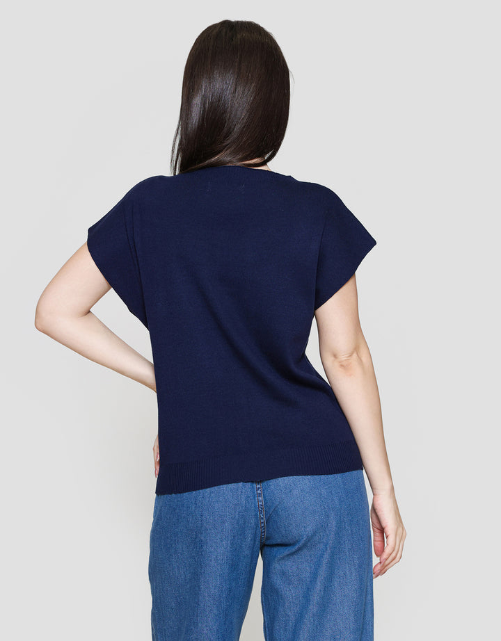 Connexion Rajut Tgn Lsg Kaos Wanita