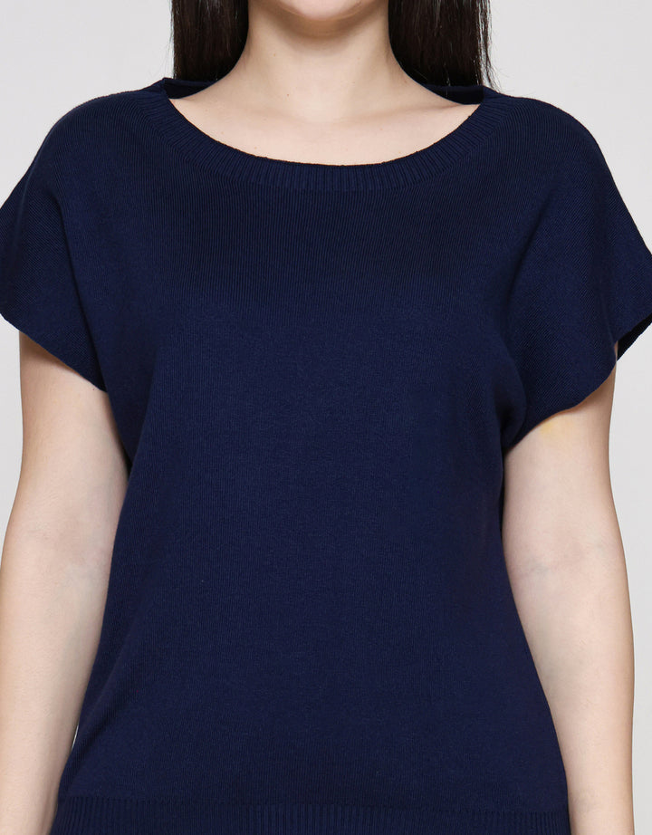 Connexion Rajut Tgn Lsg Kaos Wanita