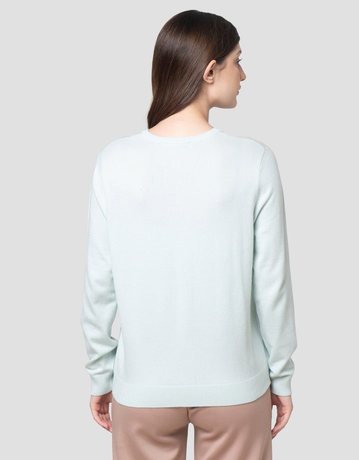 Connexion Round Neck Rajut Cardigan Wanita