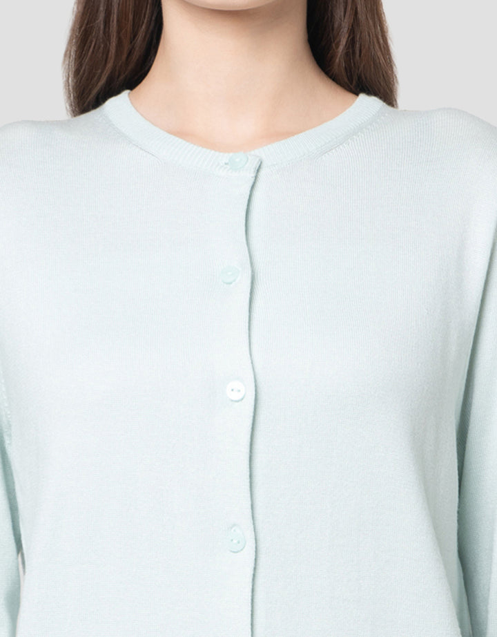 Connexion Round Neck Rajut Cardigan Wanita