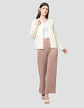Connexion Round Neck Rajut Cardigan Wanita