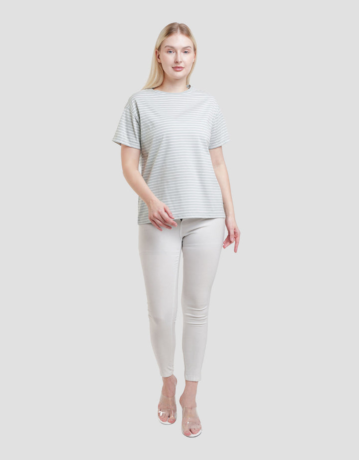 Connexion Stripe Kaos Wanita