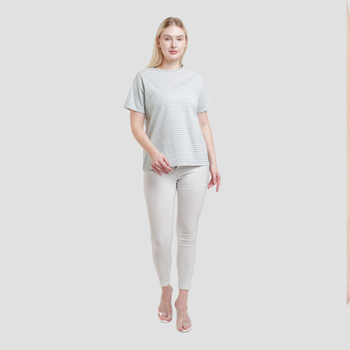 Connexion Stripe Kaos Wanita