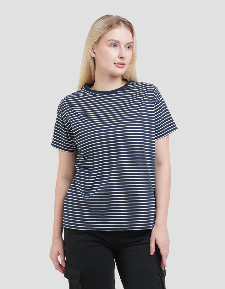 Connexion Stripe Kaos Wanita