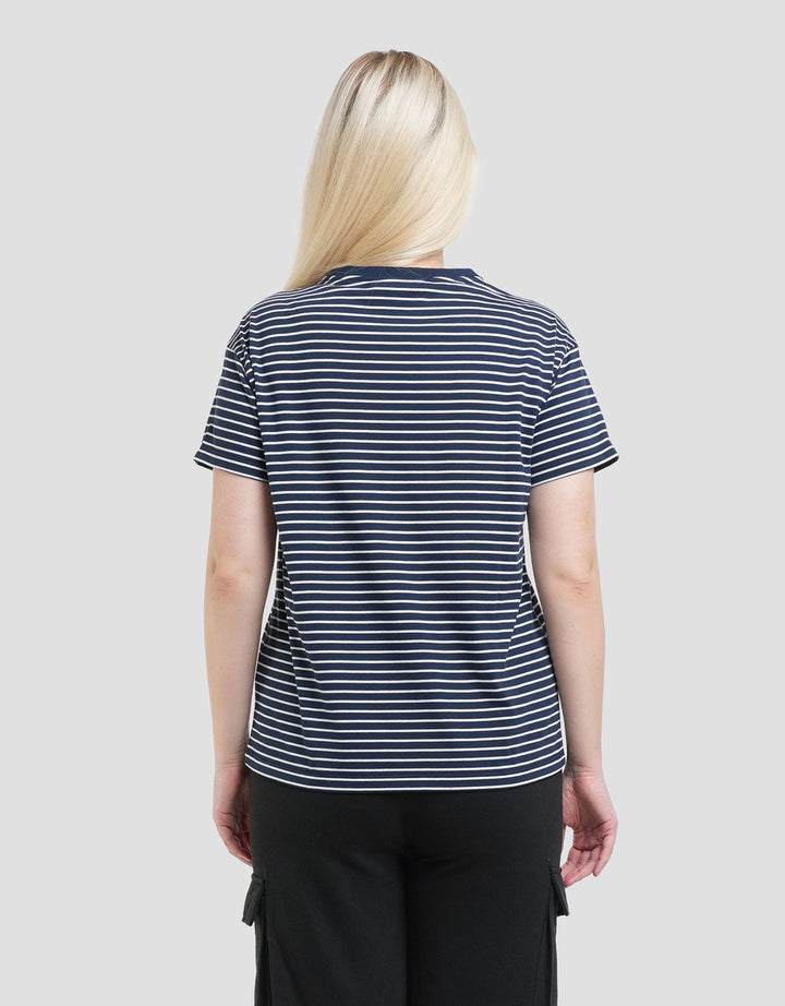 Connexion Stripe Kaos Wanita