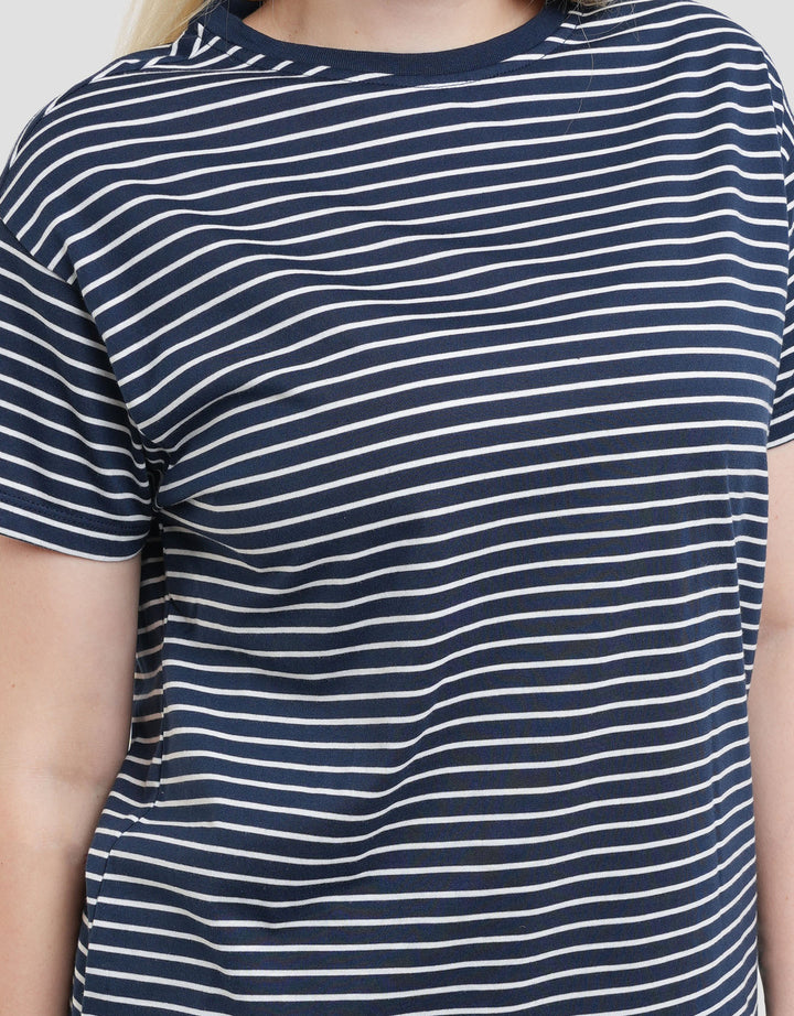 Connexion Stripe Kaos Wanita