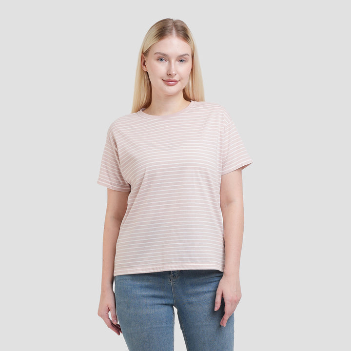Connexion Stripe Kaos Wanita