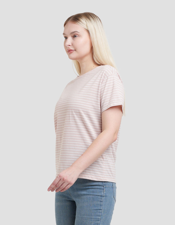 Connexion Stripe Kaos Wanita