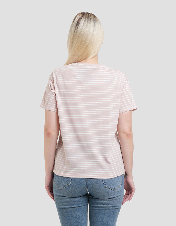 Connexion Stripe Kaos Wanita