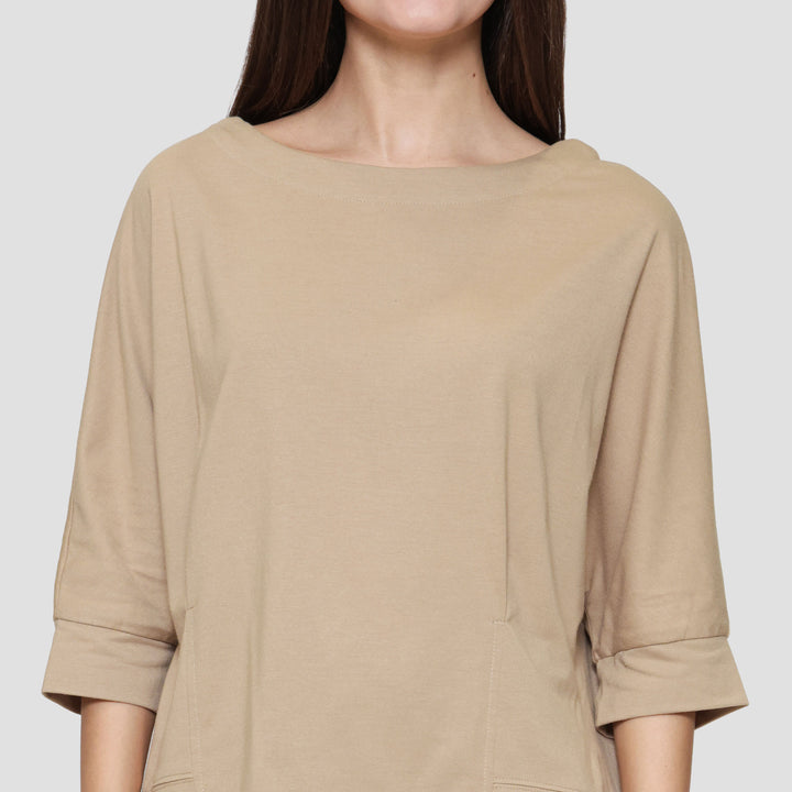 Connexion Mono Boatneck Kaos Wanita