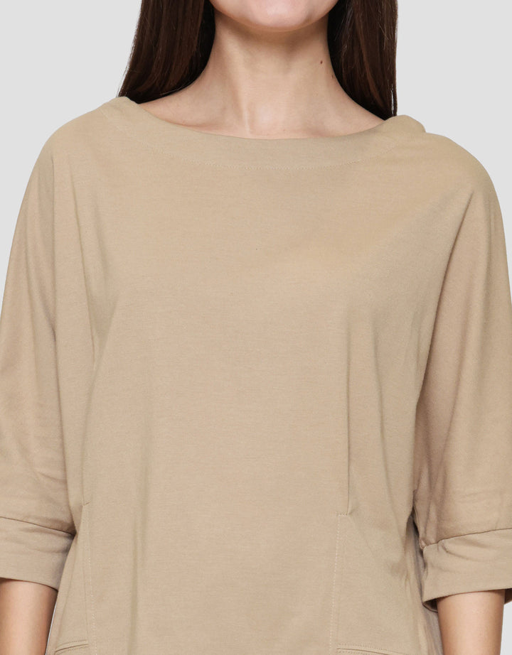 Connexion Mono Boatneck Kaos Wanita