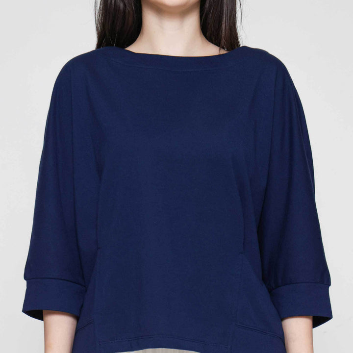 Connexion Mono Boatneck Kaos Wanita