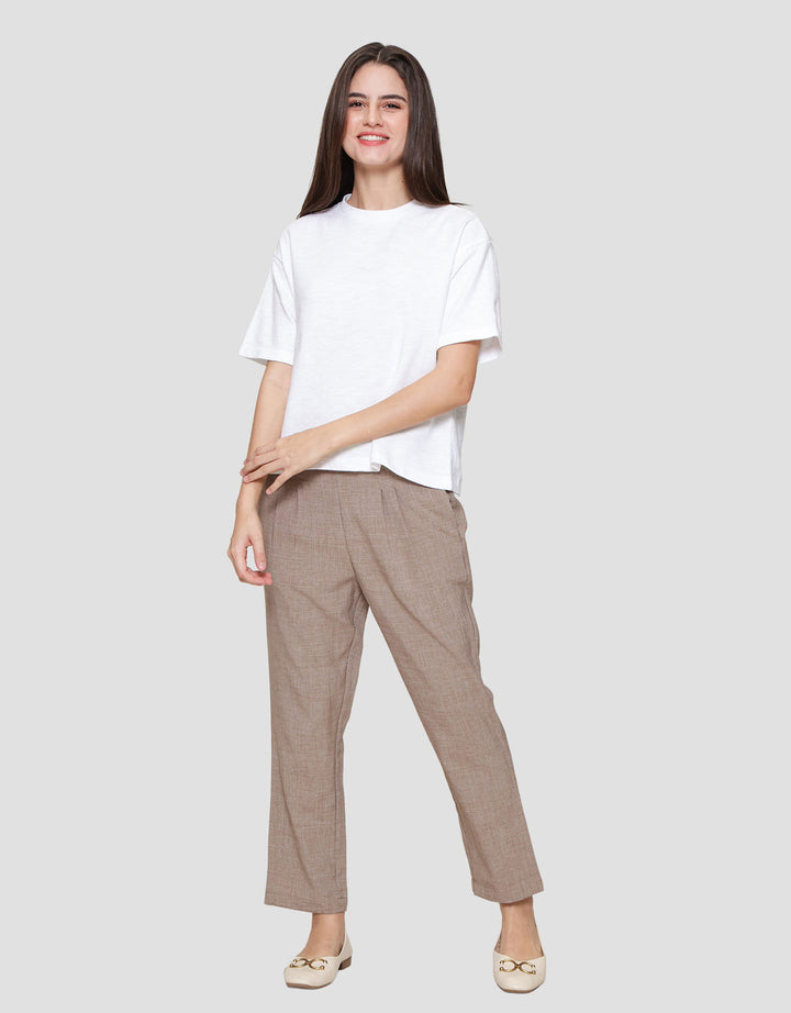 Connexion Boxy Slub Kaos Wanita