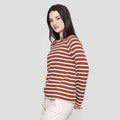 Connexion Raglan Garis Kaos Wanita