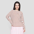 Connexion Raglan Garis Kaos Wanita