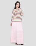 Connexion Raglan Garis Kaos Wanita