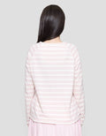Connexion Raglan Garis Kaos Wanita