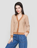 Connexion Garis Cardigan Wanita
