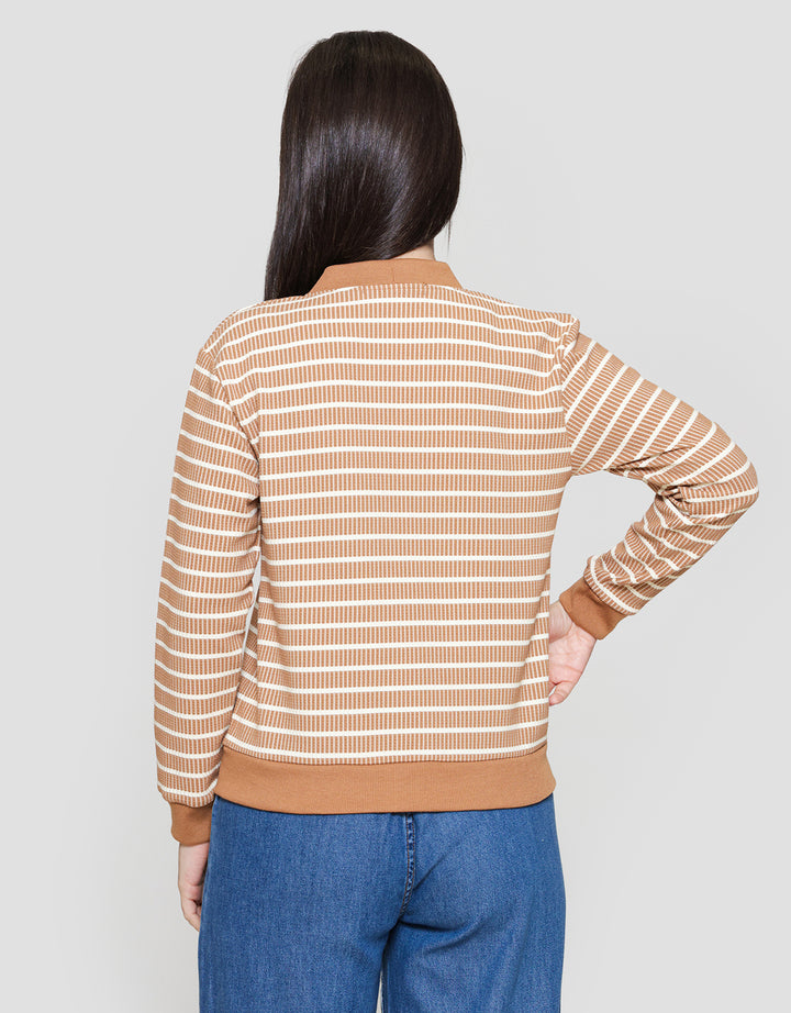 Connexion Garis Cardigan Wanita