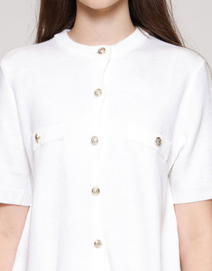 Connexion Gold Cardigan Wanita