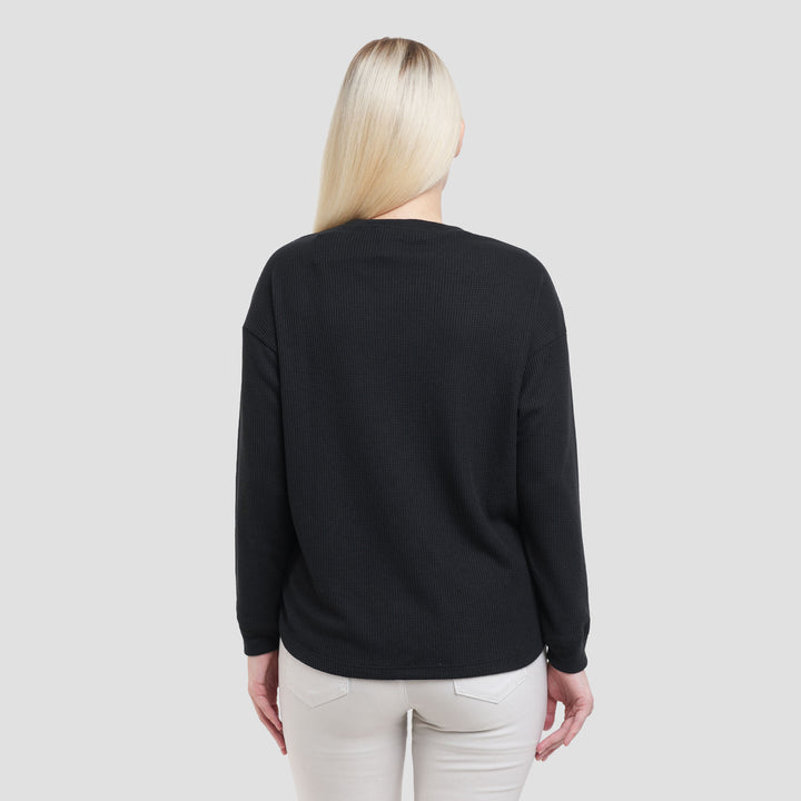 Connexion Waffle Text Kaos Wanita