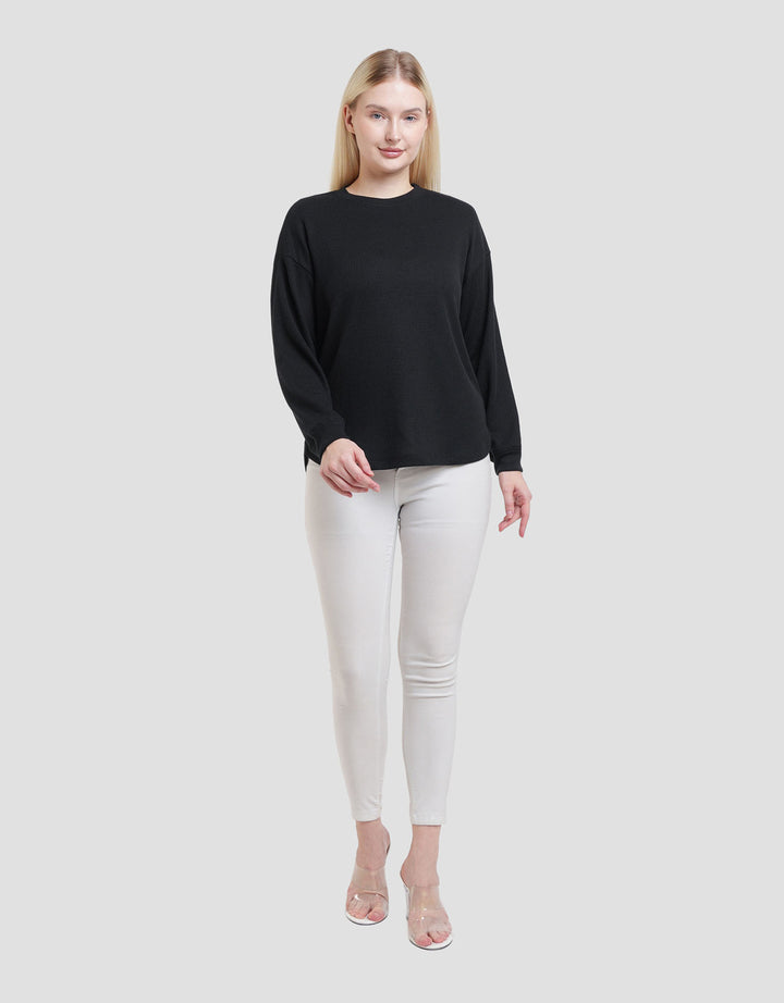 Connexion Waffle Text Kaos Wanita