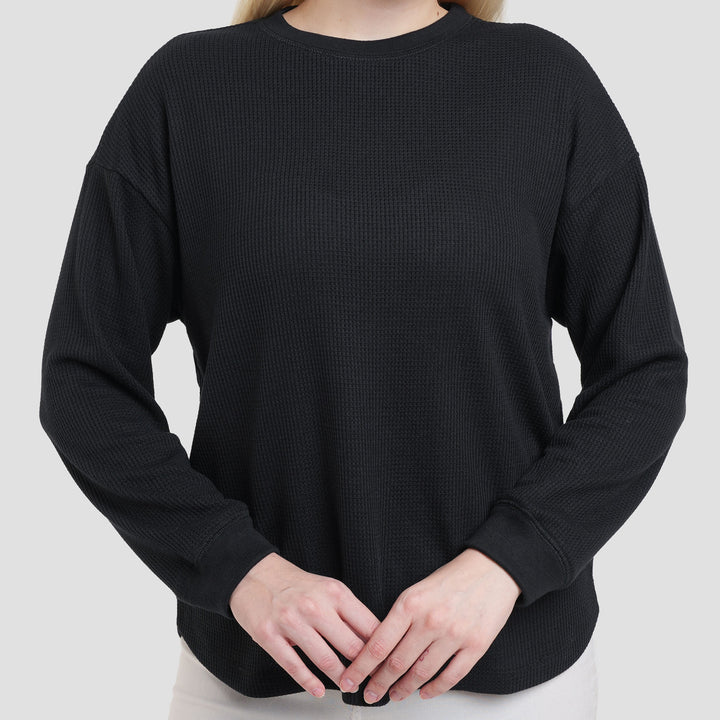 Connexion Waffle Text Kaos Wanita