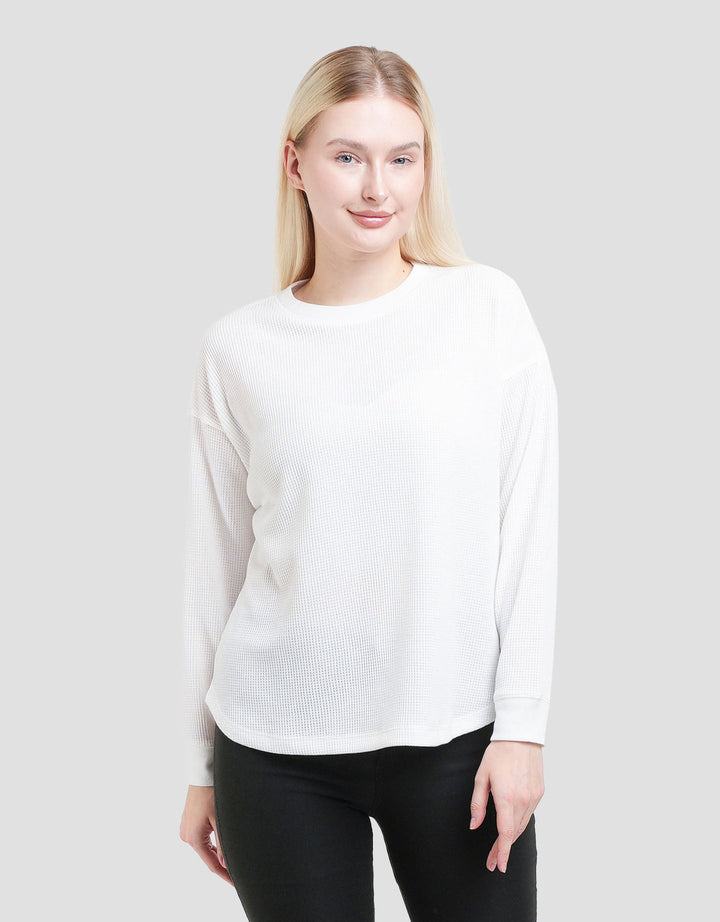 Connexion Waffle Text Kaos Wanita