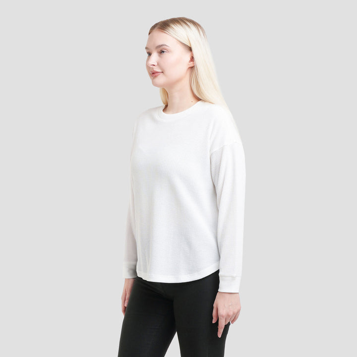 Connexion Waffle Text Kaos Wanita