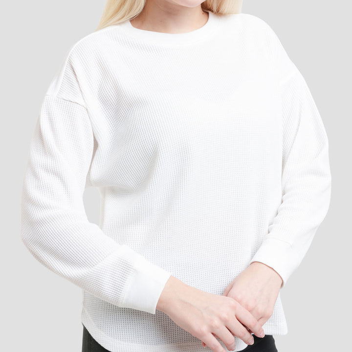 Connexion Waffle Text Kaos Wanita