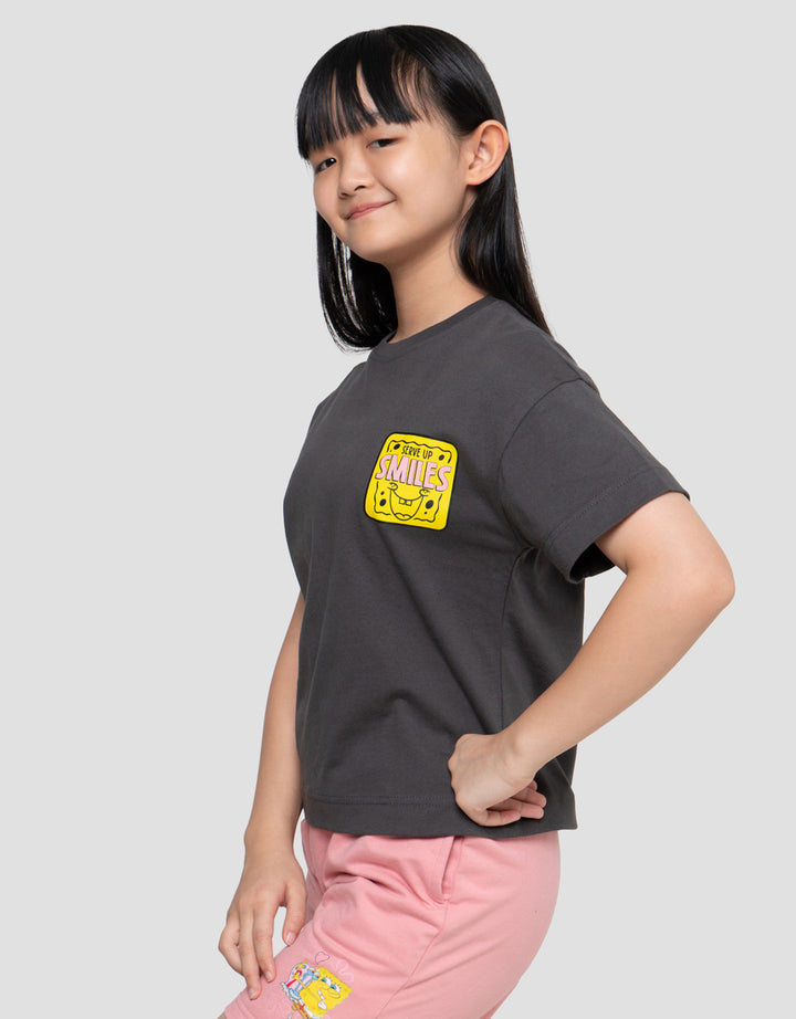 Character Spongebob Best Day Ever Kaos Anak Perempuan