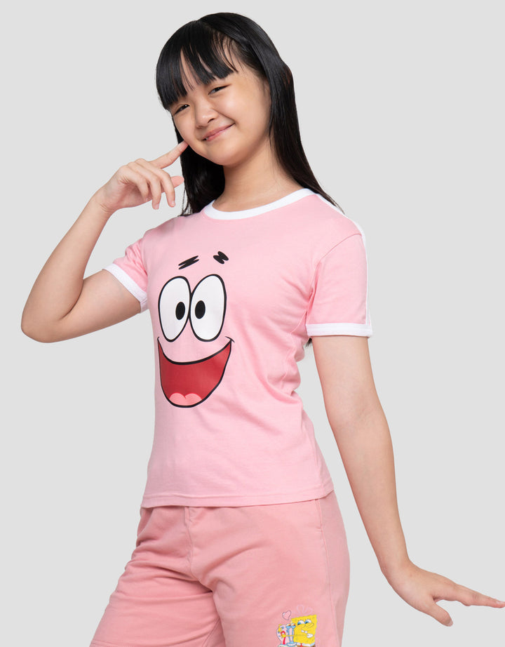 Character Spongebob Face Kaos Anak Perempuan