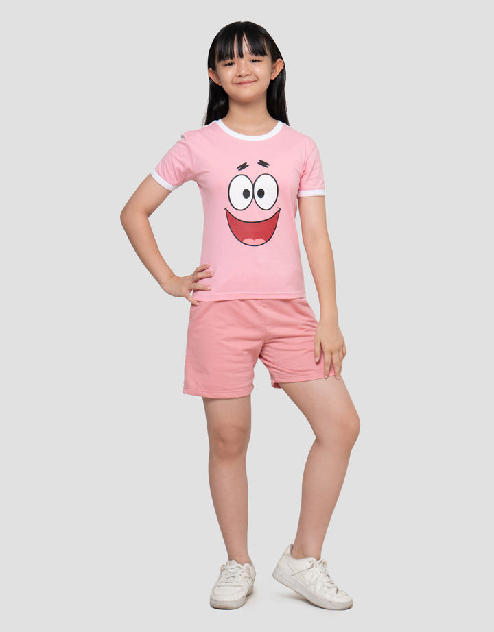 Character Spongebob Face Kaos Anak Perempuan