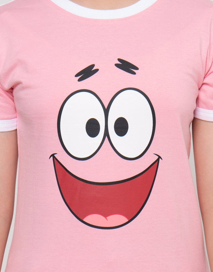 Character Spongebob Face Kaos Anak Perempuan