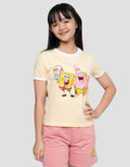 Character Spongebob Pattrick Kaos Anak Perempuan