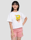 Character Spongebob Star Kaos Anak Perempuan