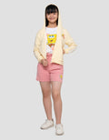 Character Spongebob Jaket Hoodie Anak Perempuan