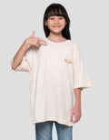 Nevada Sablon New York Kaos Oversize Anak Perempuan