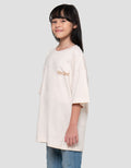 Nevada Sablon New York Kaos Oversize Anak Perempuan