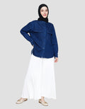 Annisa Double Pocket Kemeja Denim Wanita