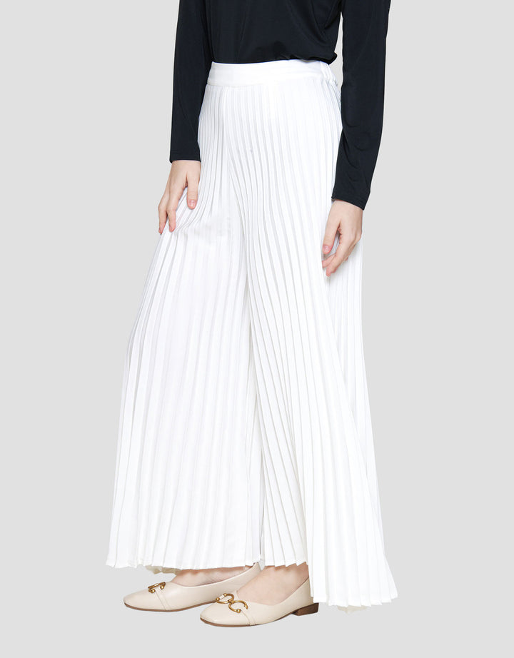 Annisa Full Length Pleated With Exposed Band Celana Wanita