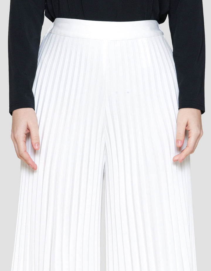 Annisa Full Length Pleated With Exposed Band Celana Wanita