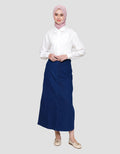 Annisa Straight Rok Maxi Denim Wanita